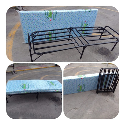 Camas Plegables Modelo Comodoy+colchon D 4 Pulgadas Nuevo