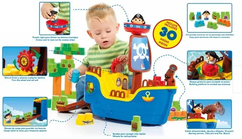 Molto blocks sales barco pirata
