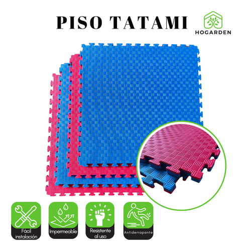Tatami Piso Tapete De Gimnasio Artes Especiales 10pz 10 M2