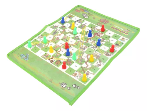 Jogo 2 Em 1 - Ludo E Cobras E Escadas Jogo De Educativo