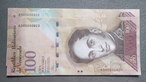 Billetes De Venezuela De Tres Dígitos, Misma Serie, Unc 