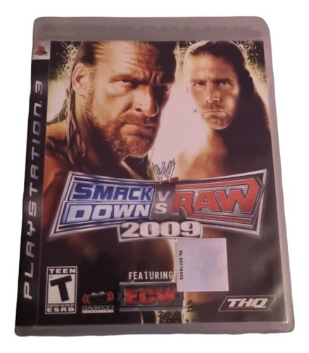 Smackdown Vs Raw 2009 Ps3 Fisico (Reacondicionado)