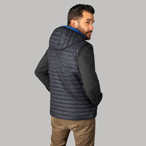 Chaleco Hombre Doble Vista Capucha Desmontable Greenlander
