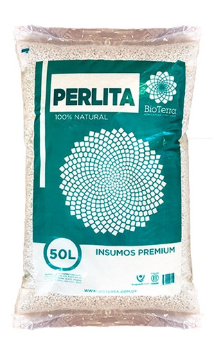 Sustrato Mejorador De Suelos Perlita Expandida Bolsa 50 L