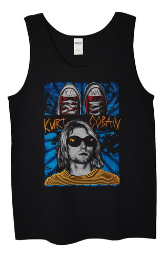 Polera Musculosa Nirvana Kurt Cobain Sneake Rock Abominatron