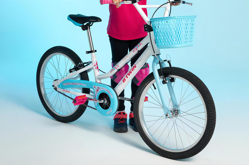 Bicicleta Infantil Aro 20 Mistigirl Btwin Cor Rosa