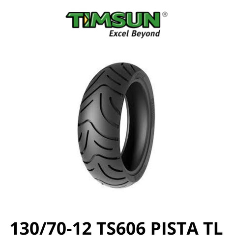 Llanta Timsun 130/70-12 Ts606 Pista Tl Trasera Bws/agility