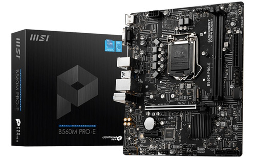 Motherboard Msi B560m Pro-e Intel 10va 11va Ddr4 Atx 1200 Bg