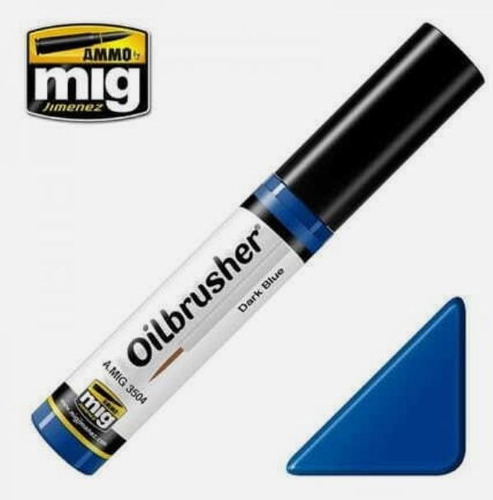 Oilbrusher Ammo Mig Jimenez Azul Osc 3504 Rdelhobby Mza