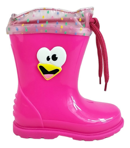 Botas De Lluvia Impermeable Para Niñ@s 612 Hule Confeti