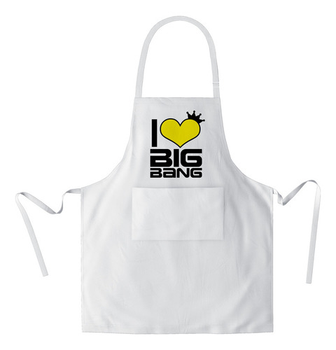 Mandil I Love Big Bang (d0830 Boleto.store)