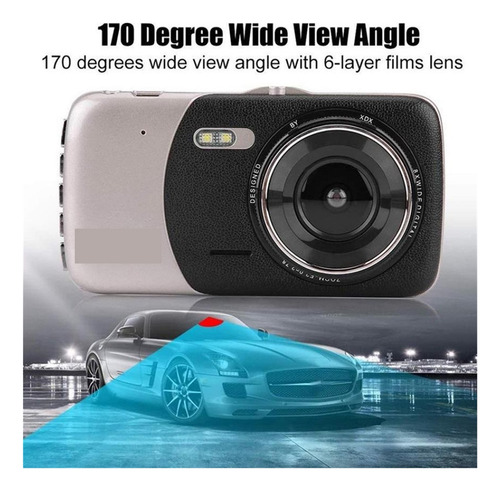 1080 Coche Dvr Camera Tablero Vista Trasera Video