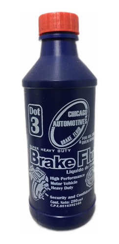 Liga De Freno Dot-3 Chicago Brake Fluid Líquido De Freno