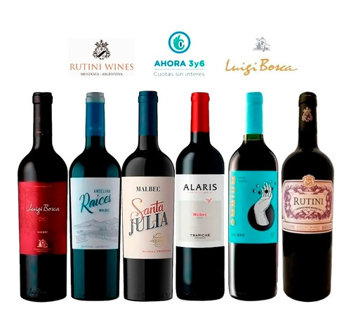 Combo Malbec Premium X6 50% Off