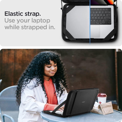 Spigen Funda Rugged Armor Pro Pouch Para Macbook 16/15''