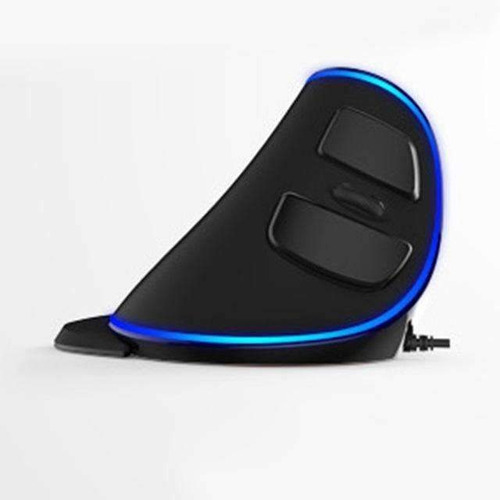 Ltc Mouse Delux M618 Plus Single Led Blue Vertical Alambrico