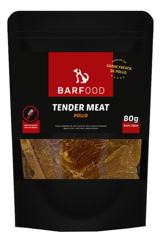 Barfood Tender Meat Pollo 80 G  - Bigos