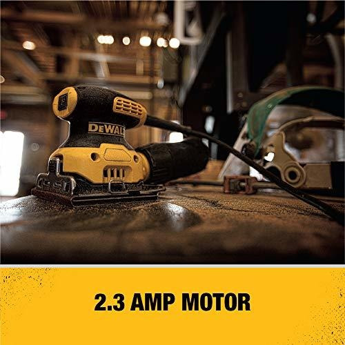 Imagen 3 de 7 de Dewalt Dwe6411k - Set De Lijadora De Mano, Hoja 1/4
