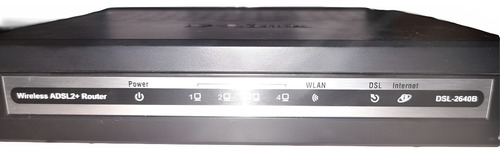 Roteador Dlink Modelo Dsl-2640b (ethernet,wifi, Adsl) Cor Preto