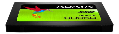 Unidade de estado sólido Adata Ultimate Su650 240gb SSD de cor preta