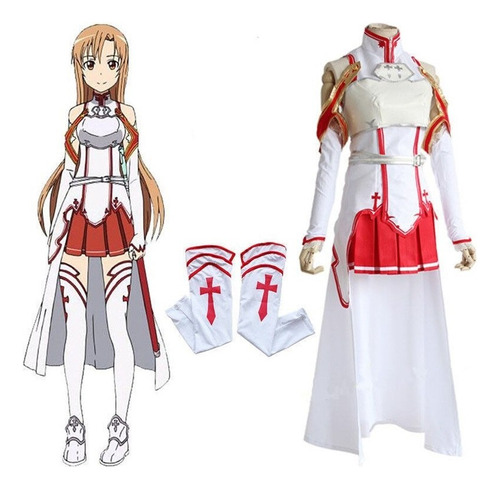 Disfraz De Juego De Juego De Sword Art Online De Asuna Yuuki