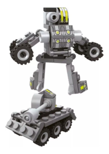 Blocos De Montar Xforce Transformers Robô Veículo Poderoso