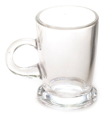 Jarro Taza Mug Vidrio Con Manija Base X 6 Pasabahce Indonesia