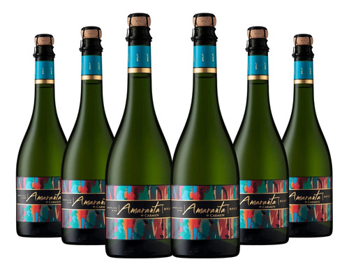 Pack 6x Espumante Amaranta Brut 750ml