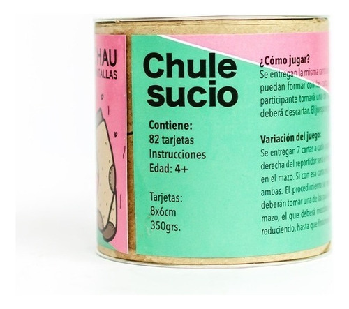 Juego De Mesa Chule Sucio-  Chau Pantallas-  Giro Didáctico