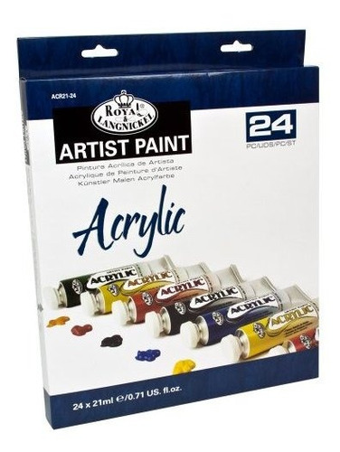 Pintura Acrílica Royal & Langnickel, 21ml, 24 Pack