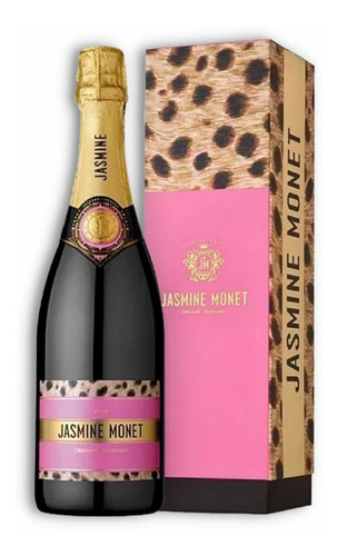 Imagen 1 de 2 de Champagne Jasmine Monet Pink X 750 Ml C/estuche Sin Tacc