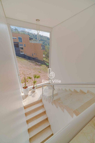 Imagem 14 de 27 de Casa À Venda, 402m² De Área Construída, 439m² De Terreno, No Residencial Alphasitio, Em Alphaville - Santana De Parnaíba-sp, 04 Amplas Suítes. - Ca0369