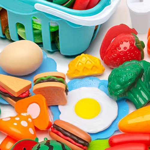 A Juguetes De Cocina Para Niños, 35 Unidades, Para Cortar