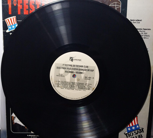 Vinil - Festival Do Tio Sam Club - Rap Nacional Volume 1 (Usado)