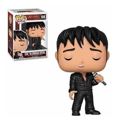 Elvis 68 Comeback 188 Elvis Preasley Funko Pop Rocks Nuevo