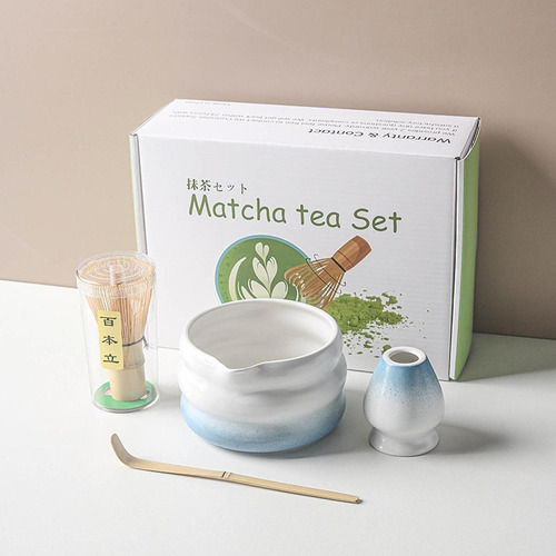 Matcha Watch And Bowl Idea De Regalo Única Gradiente Azul