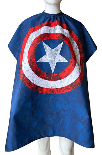 Capa Para Corte Infantil Capitán América Capitán América Azul