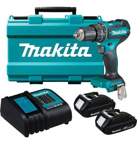 Taladro Percutor 18v Inal 2 Bat 1.5ah Carg Makita Dhp485sye