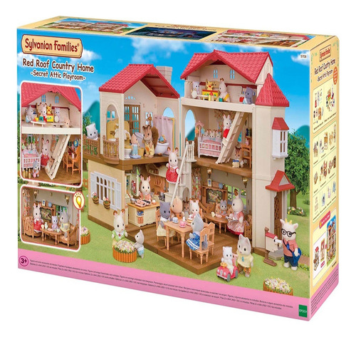 Calico Critters Casa De Campo Con Luces Y Accesorios .