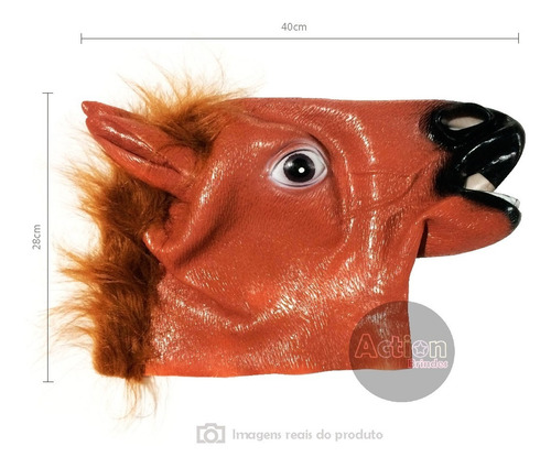 Imagem 5 de 5 de Mascara Cabeça De Cavalo
