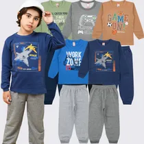 Comprar Kit 5 Conjuntos Infantil Moletom Roupa Inverno Promoção