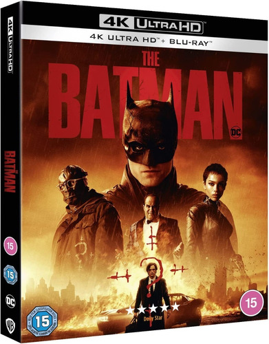 The Batman Robert Pattinson 2022 Pelicula 4k Uhd + Blu-ray
