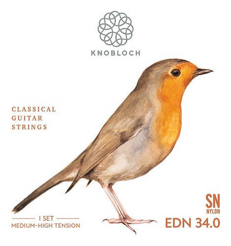 Cuerdas Knobloch Erithacus Sn Nylon Tensión Med-alta Edn34.0