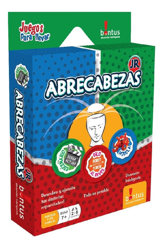 Abrecabezas Jr - Juego De Mesa Cartas - Original Bontus - 