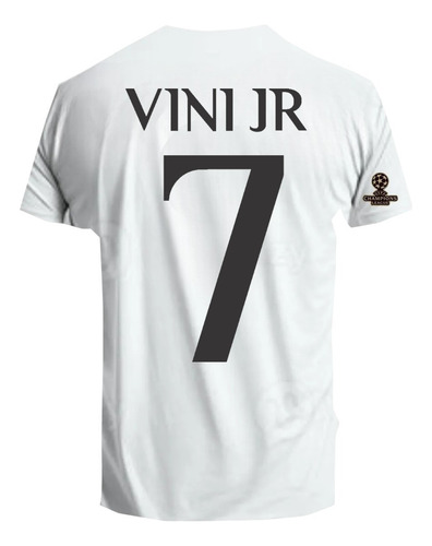 Playera Futbol Real Madrid Vini 2024 Soccer Bellingham
