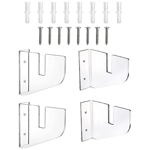 Frcctre 4 Pack Skateboard Wall Mount, Acrílico Skateboard Di