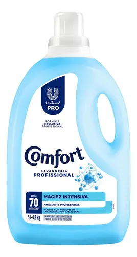 Amaciante Comfort Lavanderia Profissional Maciez Intensiva 5 L