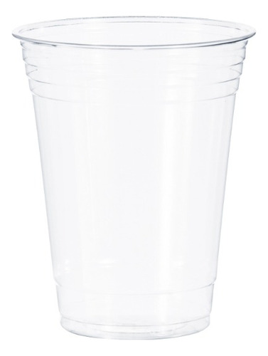 Vaso 16 Onzas Pet Cristal Solo Tp16 C/50 Vasos