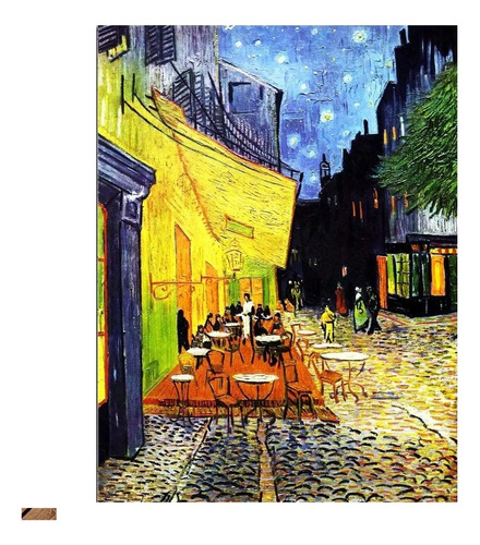 Pintura 5d Diy Diamante Decoración Van Gogh Terraza De Café
