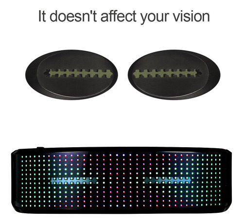 Óculos Luminosos Control Led Birthday Party Usb Nightclub